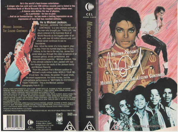 Michael Jackson - The Legend Continues (VHS, PAL)