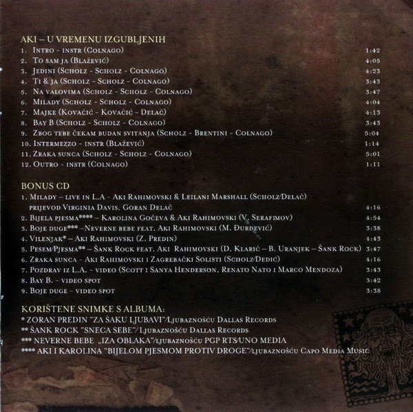 Aki* - U Vremenu Izgubljenih (CD, Album + CD, Comp, Enh)