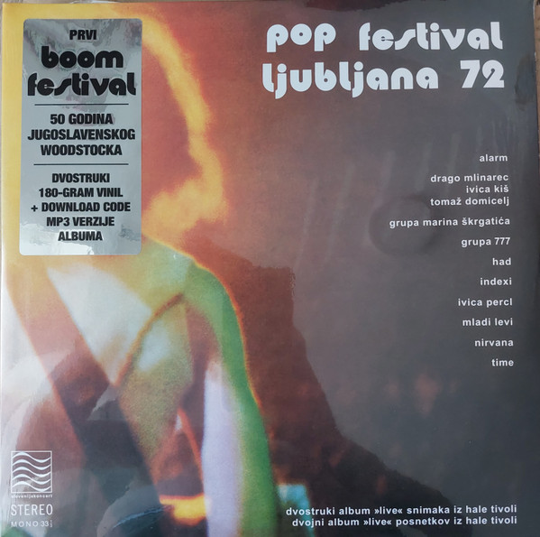 Various - Pop Festival Ljubljana 72 - Boom (2xLP, Album, RE)
