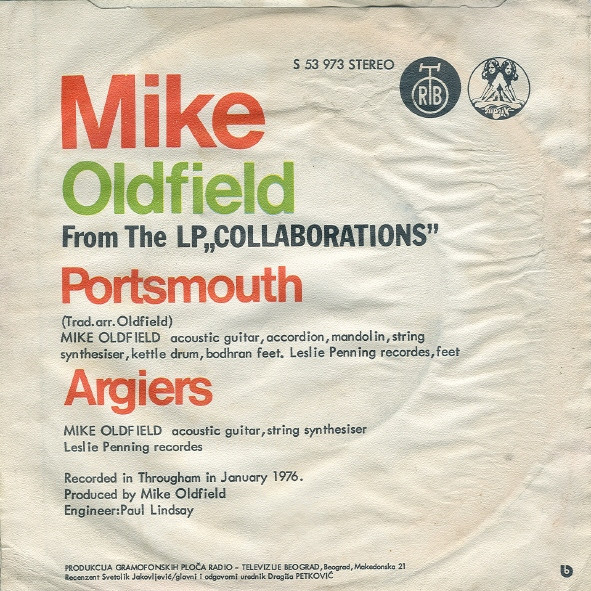 Mike Oldfield - Portsmouth ✶ Argiers (7