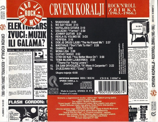 Crveni Koralji - Rock'N'Roll Zbirka (1963-1966) (CD, Album, RE)