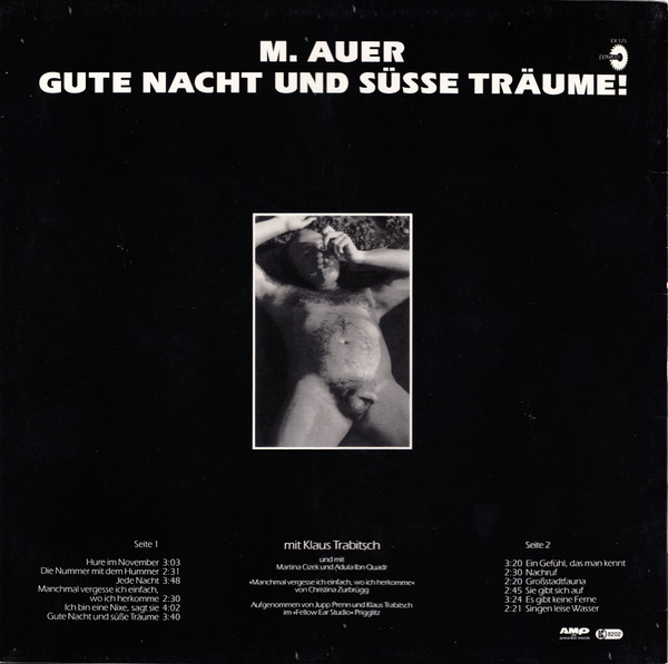 M. Auer* - Gute Nacht Und Süsse Träume! (LP, Album)