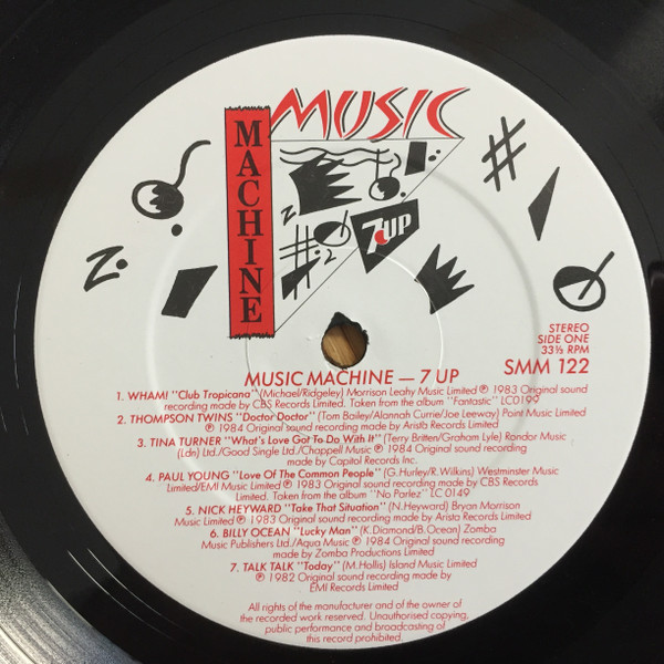 Various - Music Machine - 7Up (LP, Comp, Promo)
